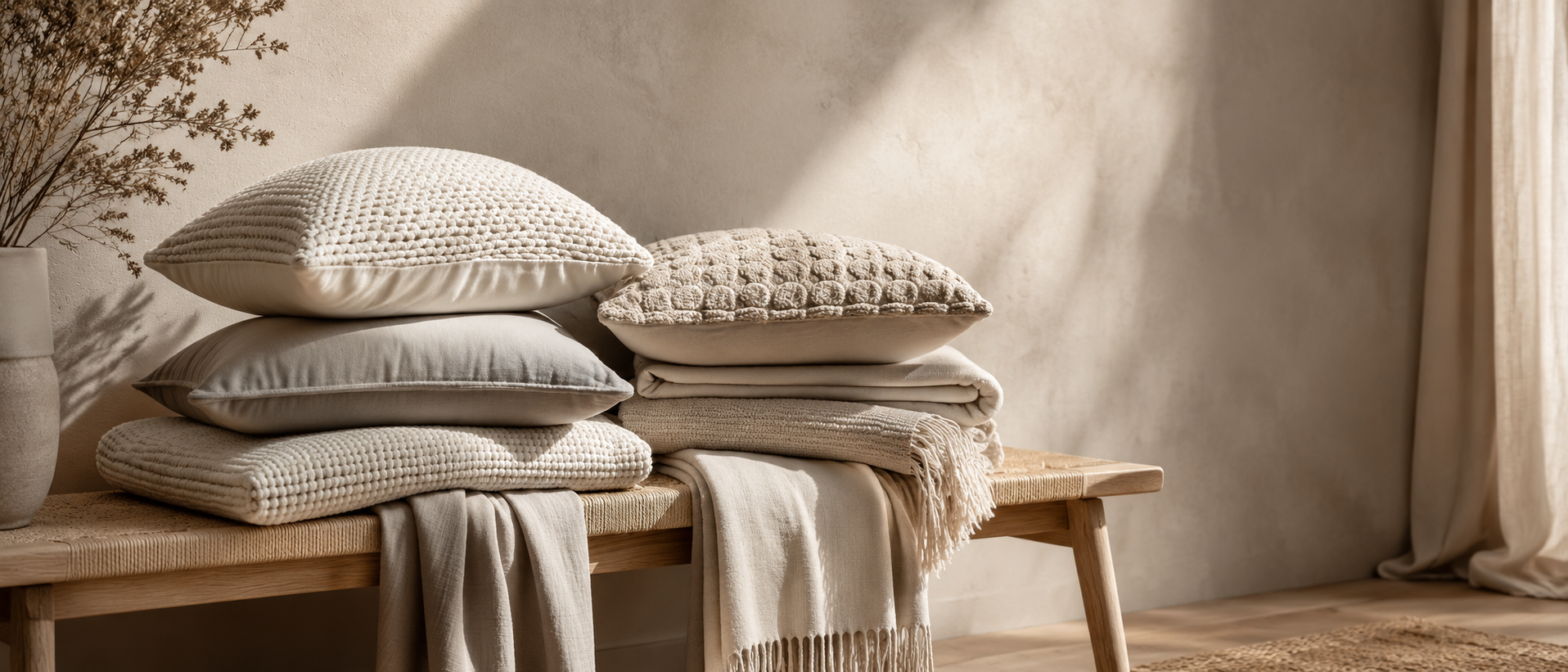 Comfortable cushions styled for everyday seating